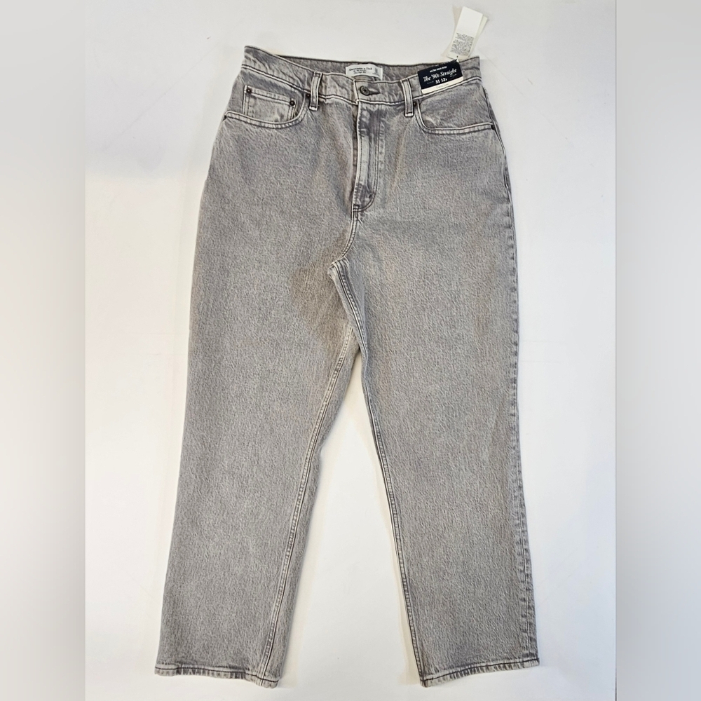 Abercrombie & Fitch Jeans Womens 31 The 90s Straight Ultra High Rise Curve Love
